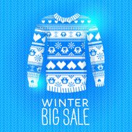 Sweater Sale Winter Illustration