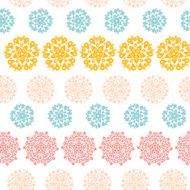 Abstract decorative circles stars striped seamless pattern background