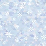 triangle and snowflake