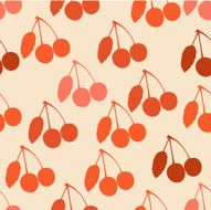 Cherries abstract pattern