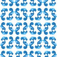 Seamless abstract floral pattern N22