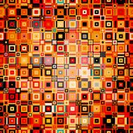 Abstract geometric pattern in disco style