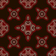 Patterned floor tile in oriental style N35