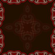 Patterned floor tile in oriental style N37