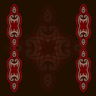 Patterned floor tile in oriental style N38