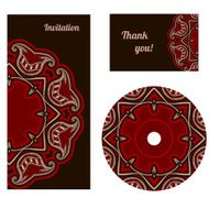 Set of design elements in oriental style N2