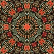Decorative ornamental vector texture N2