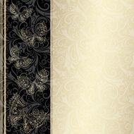 Silvery vintage frame