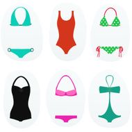 Collection of swimsuits for women