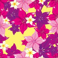 Seamless Pattern Flowers N19