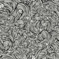 abstract seamless pattern of waves