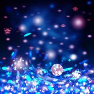 Abstract holiday background beautiful shiny Christmas lights N2