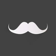 Hipster moustaches icon N9