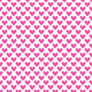 Heart shape vector seamless pattern (tiling) N9