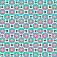 Seamless pattern in retro colors N9