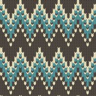 seamless zigzag vector knitted background N15