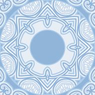 Patterned floor tile in oriental style N41