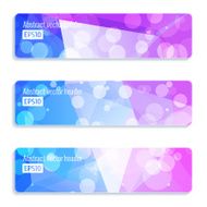 Abstract vector header banners N148