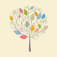 Paper Tree Illustration