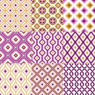 Seamless retro geometric pattern N5