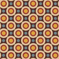 Seamless pattern in retro colors N10