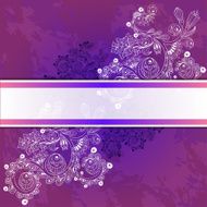 Vector floral decorative background N22