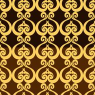 Vintage ornamental background damask ornament classic seamless pattern