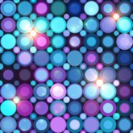 Abstract circle lights vector background