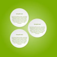 Abstract paper infographic Modern design element