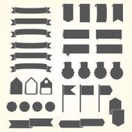 Vector set of design elements - Illustration