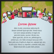Cosmetics background N3