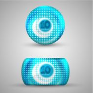 Vector abstract blue background