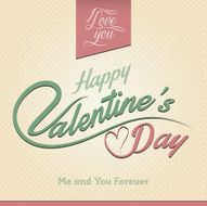 Happy Valentine&#039;s Day Greeting Card Background