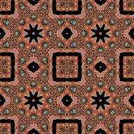 Seamless laced pattern in medieval style N5