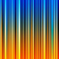 Abstract striped orange and blue background