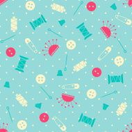 Seamless vector sewing pattern N4