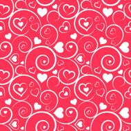 Seamless pattern with hearts N65