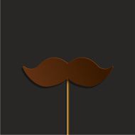 Vector mustache party background Eps10