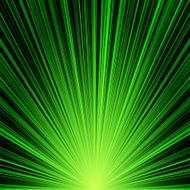 Abstract green stripes burst background