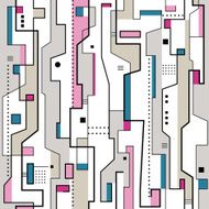 colorful geometric abstract pattern N2