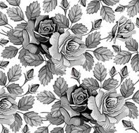 Flowers Roses Beautiful background with a flower ornament N3