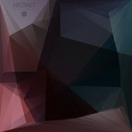 Dark Mosaic triangle background N24