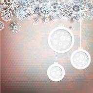 Christmas card with snowflakes EPS10 N2