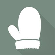 Christmas mitten icon N5