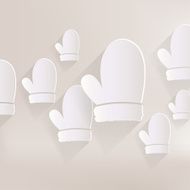 Christmas mitten icon N6