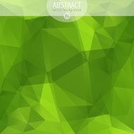 Green Mosaic triangle background N12