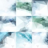 Mosaic triangle background N29