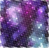 Lilac glowing pattern of triangle shapes Vector illustration