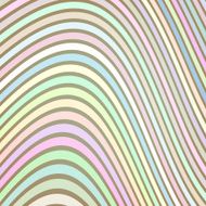 Abstract Wave Background in Pastel Rainbow Colors