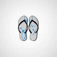 Abstract illustration on flip flops N173